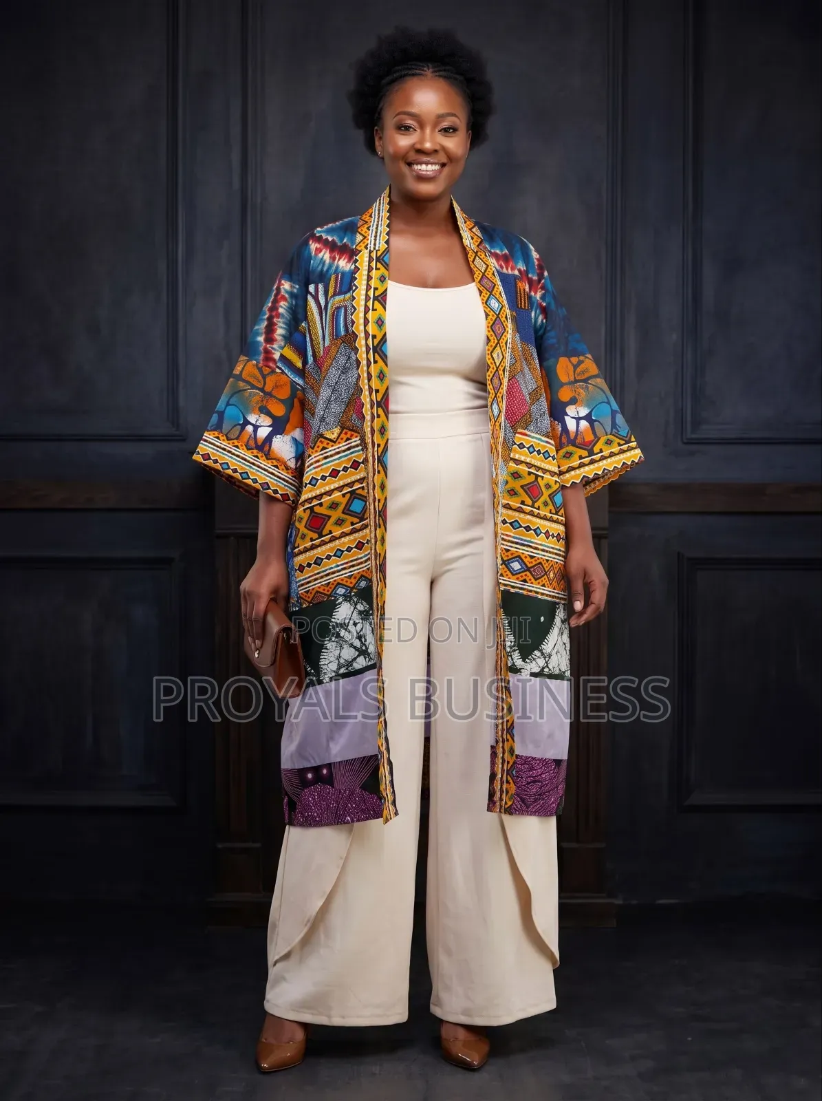 Ankara Kimono Jacket