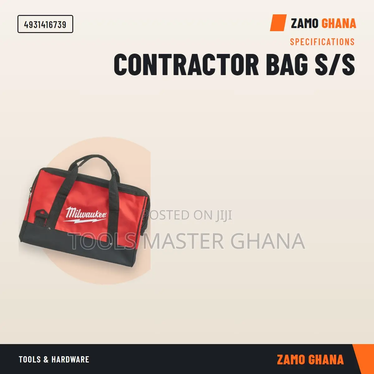 Contractor Bag S/S -