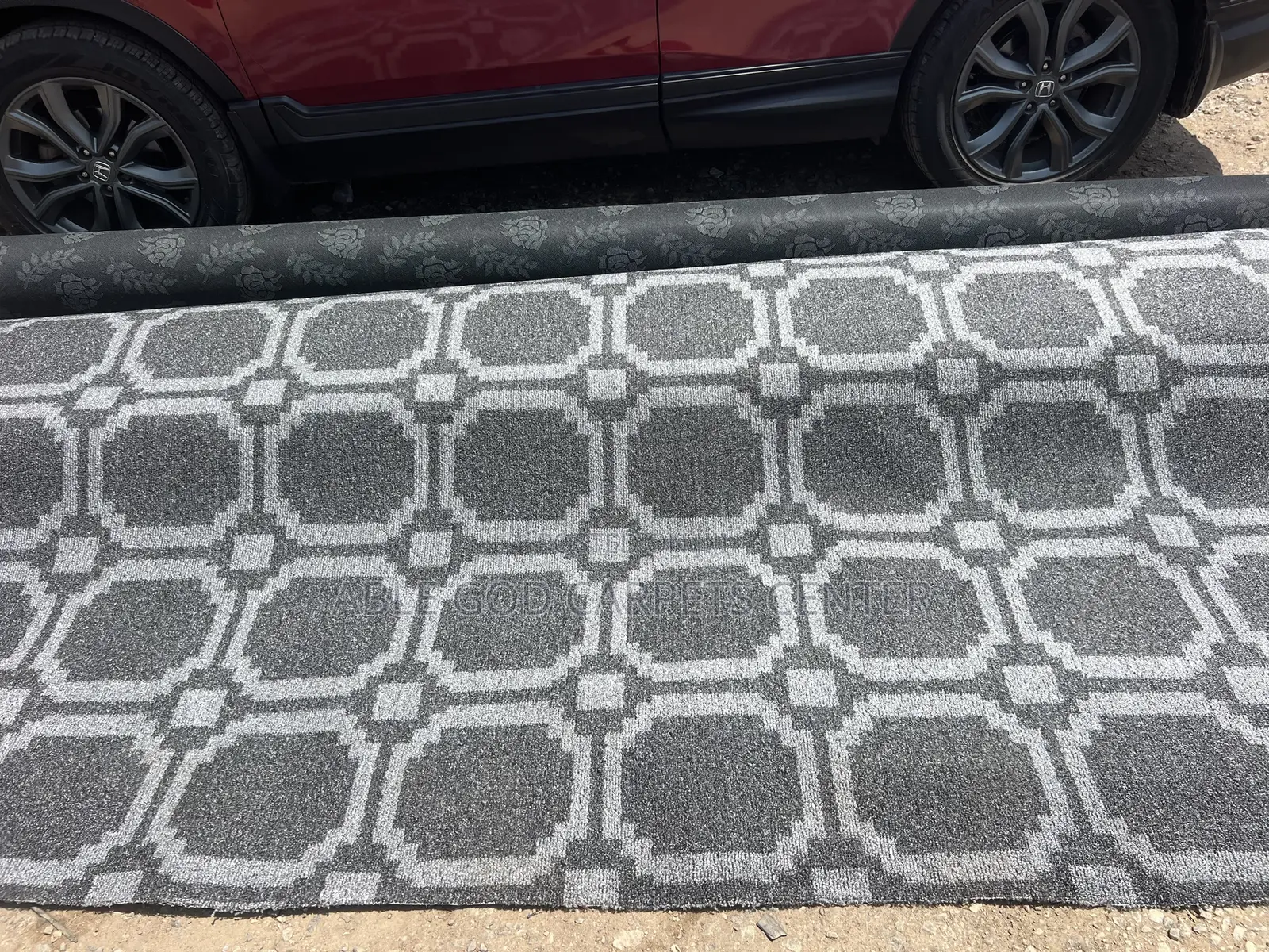 Soft Plain Gray With Design