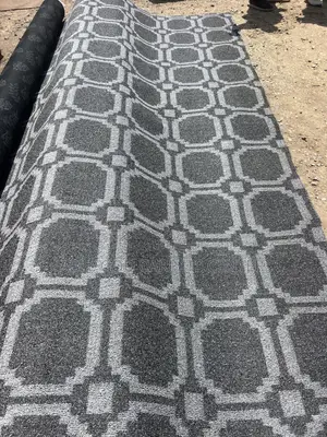 Soft Plain Gray With Design