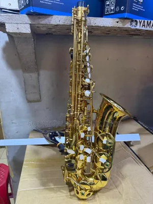 Gold-Lacquered Brass E-Flat Alto Saxophone