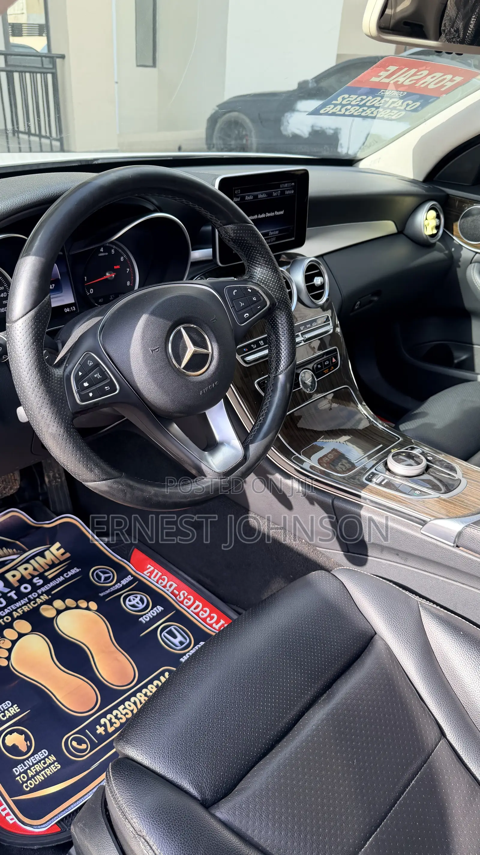 Mercedes-Benz C300 Sport 4Matic Sedan AWD (2.0L 4cyl 7A) 2017 White
