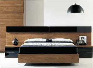 Luxury Floating Bed 6x6 With LED Light and Drawers - Accra -King Vybez