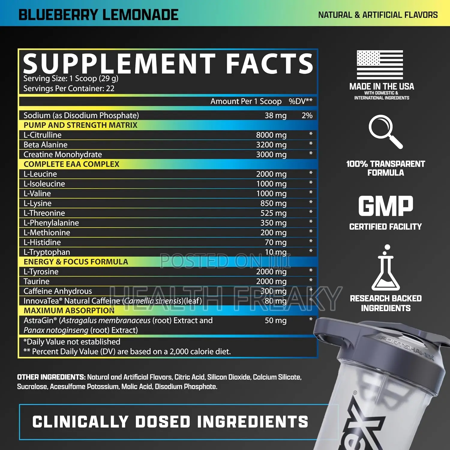 Preworkout Nutrex Outlift Preworkout Creatine Energy Muscle Builder