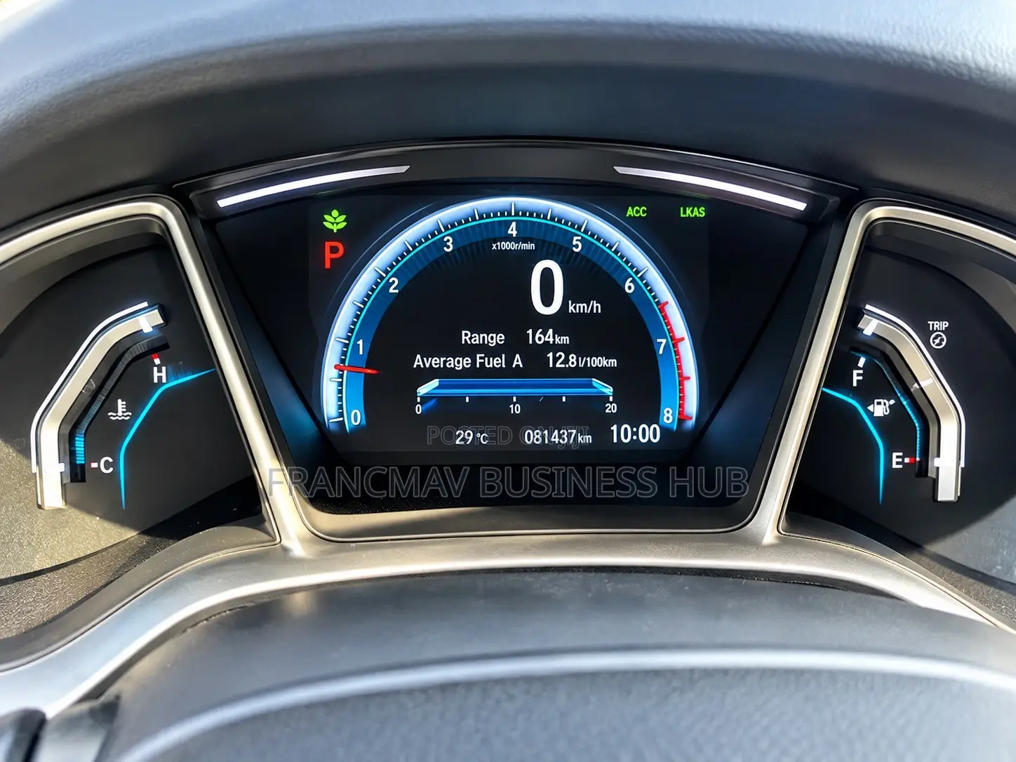 Honda Civic Touring 4dr Sedan (1.5L 4cyl) 2017 White
