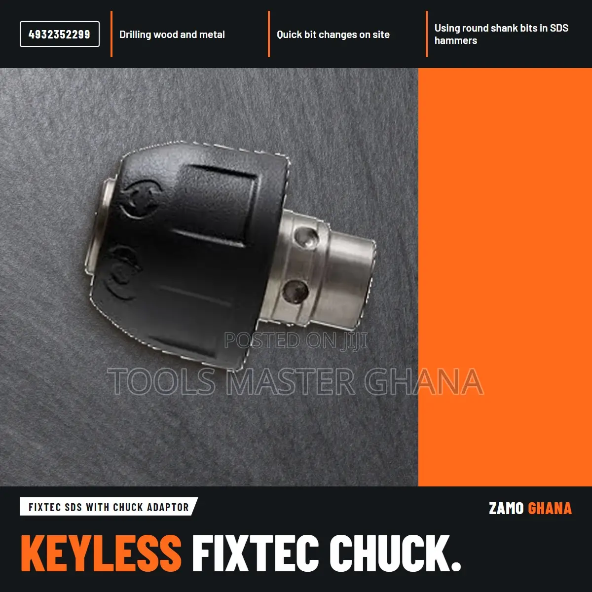Fixtec SDS With Chuck Adaptor -