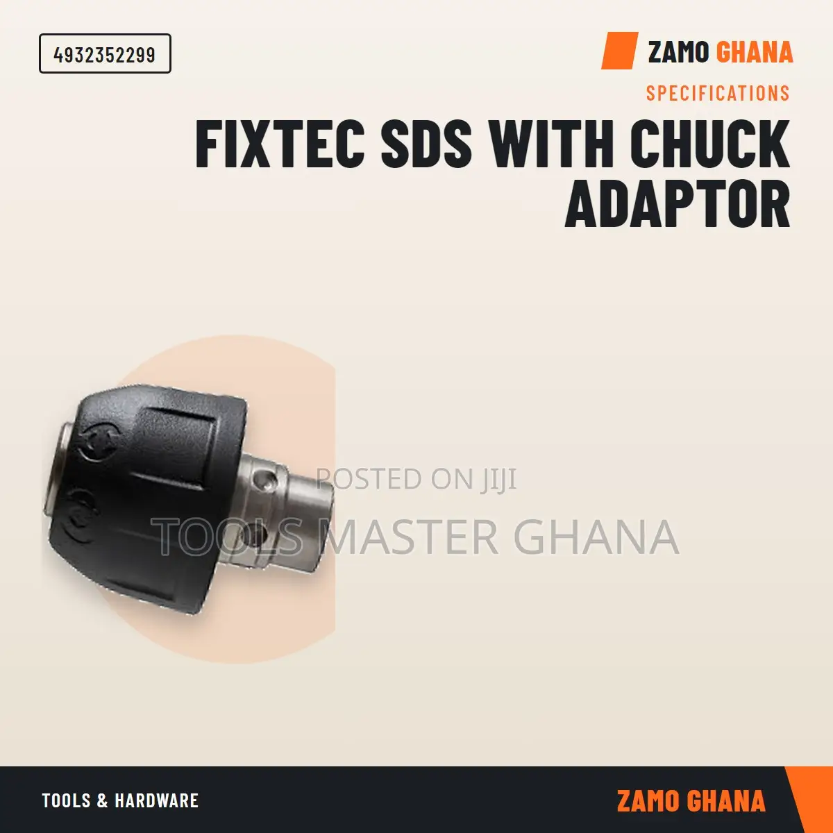 Fixtec SDS With Chuck Adaptor -