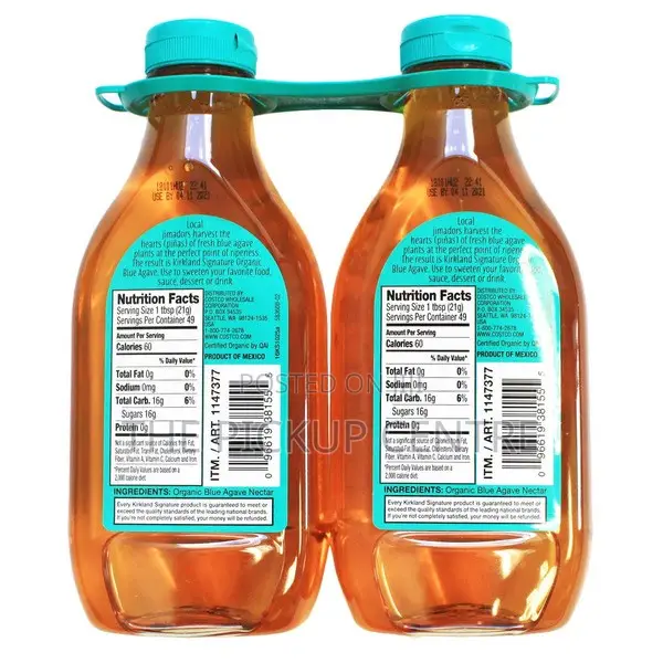 Kirkland Signature Organic Blue Agave/170 Each