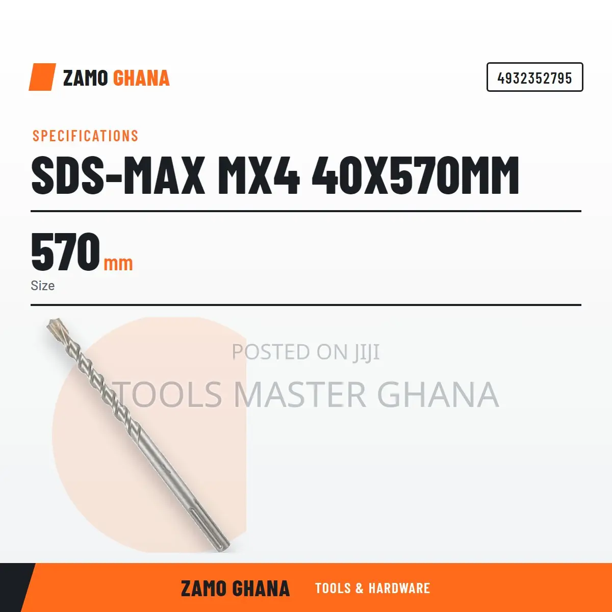 SDS-Max Mx4 40X570Mm -