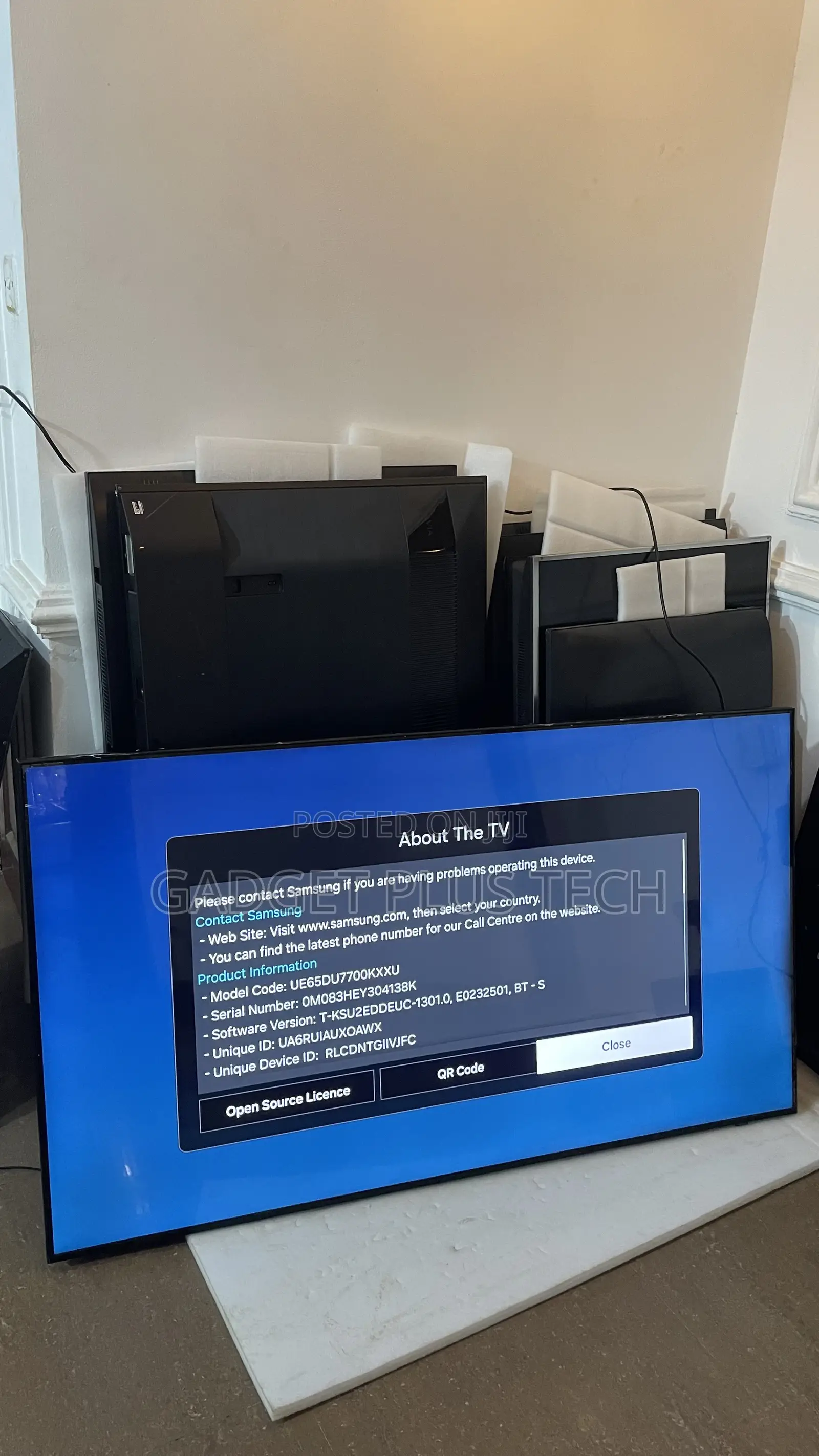 2024/25 65” Samsung Crystal 4K UHD Smart TV ( Very Fresh)