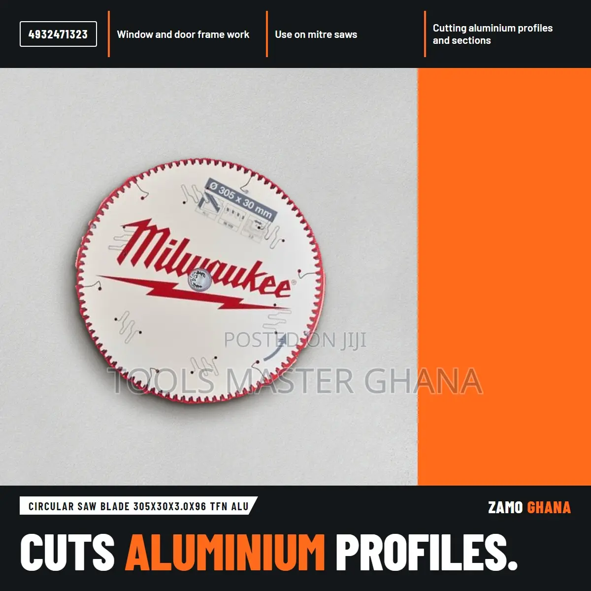 Circular Saw Blade 305X30X3.0X96 TFN Alu -