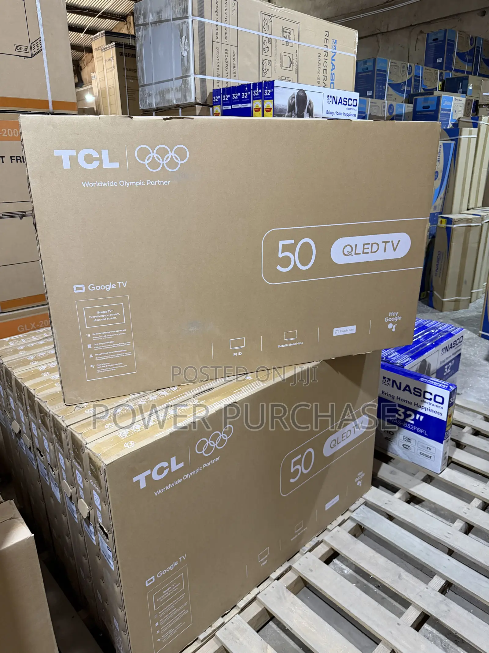  TCL 50” Qled Smart TV – Google TV