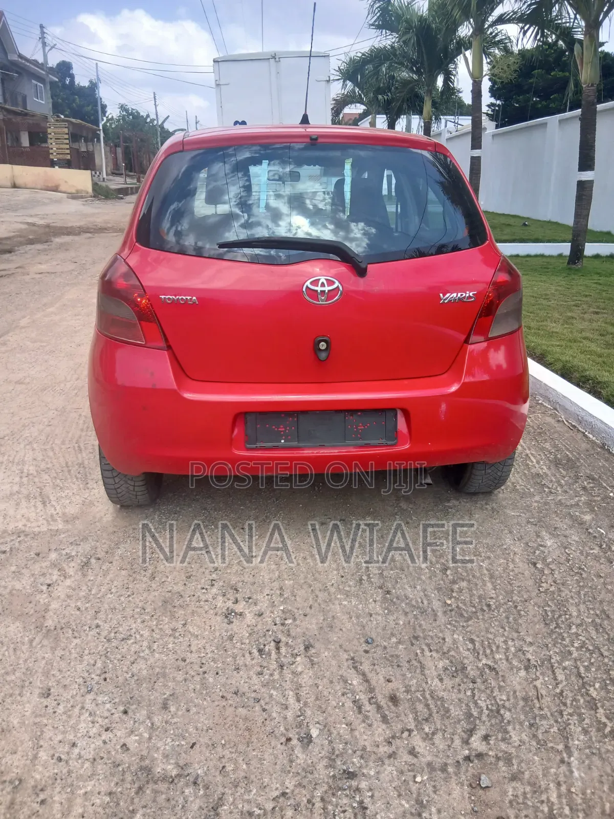 Toyota Yaris 2008 Red