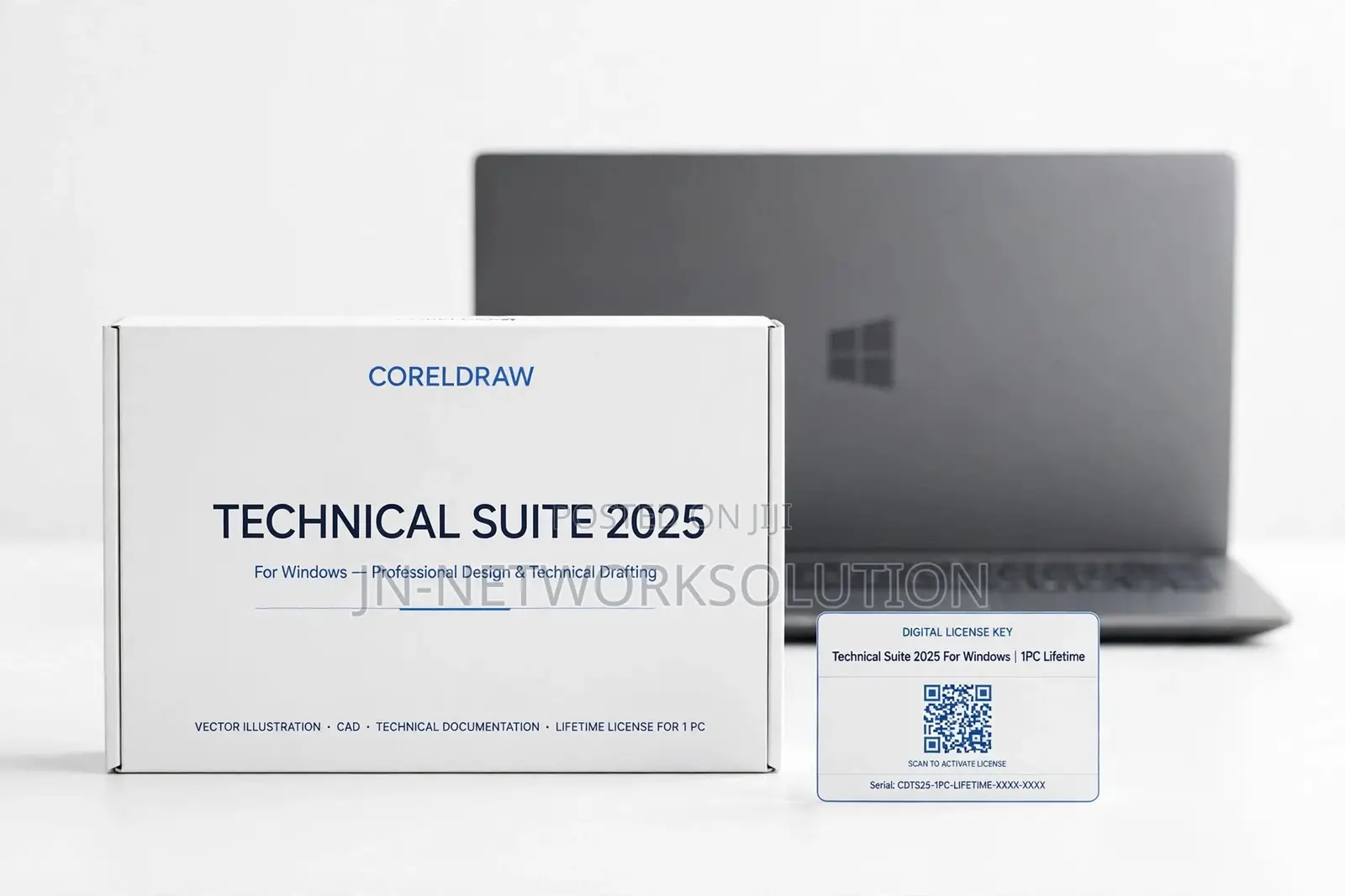 CorelDRAW Technical Suite 2025 for Windows for 1pc Digital Key Lifetme