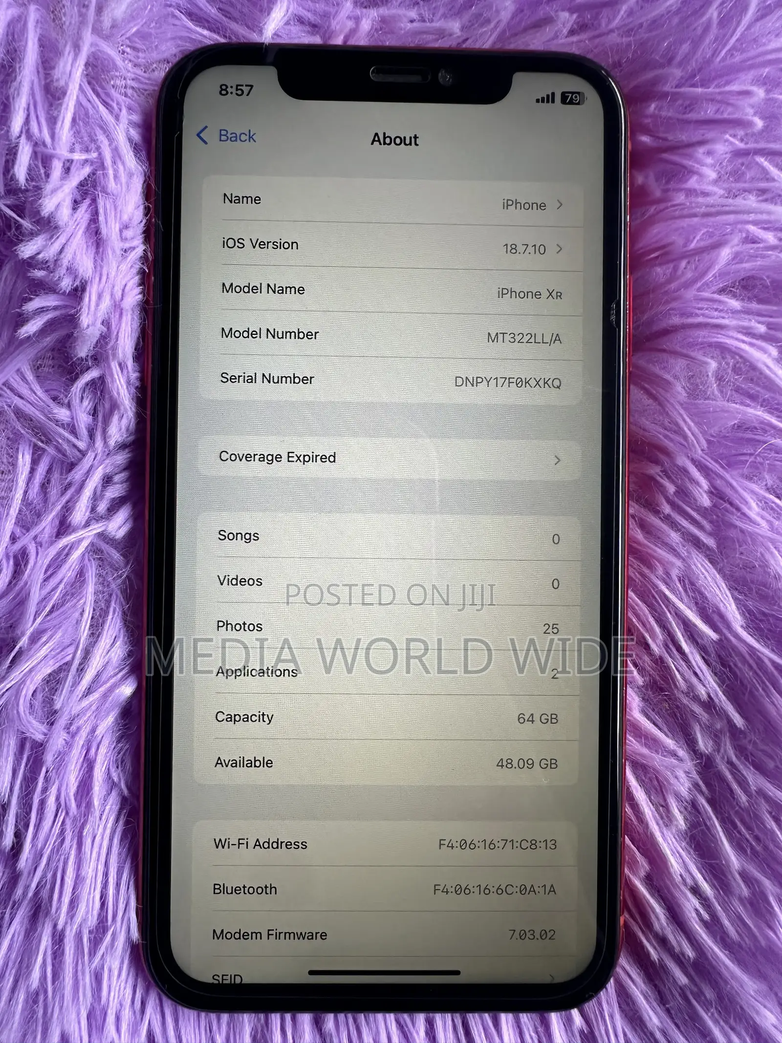 Apple iPhone XR 64 GB Red
