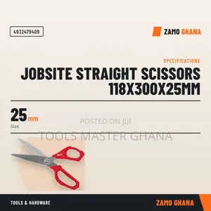 Jobsite Straight Scissors 118X300X25Mm -