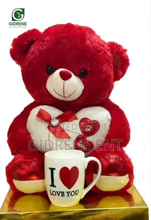 Medium Teddybear Red