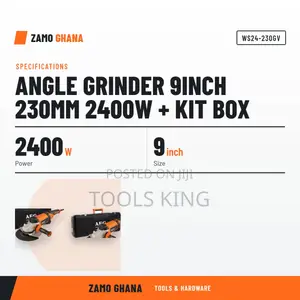Angle Grinder 9Inch 230Mm 2400W + Kit Box - WS24-230GV