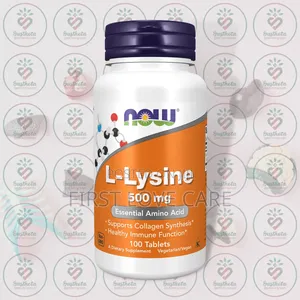 NOW L-Lysine, 500 Mg, 100 Tablets