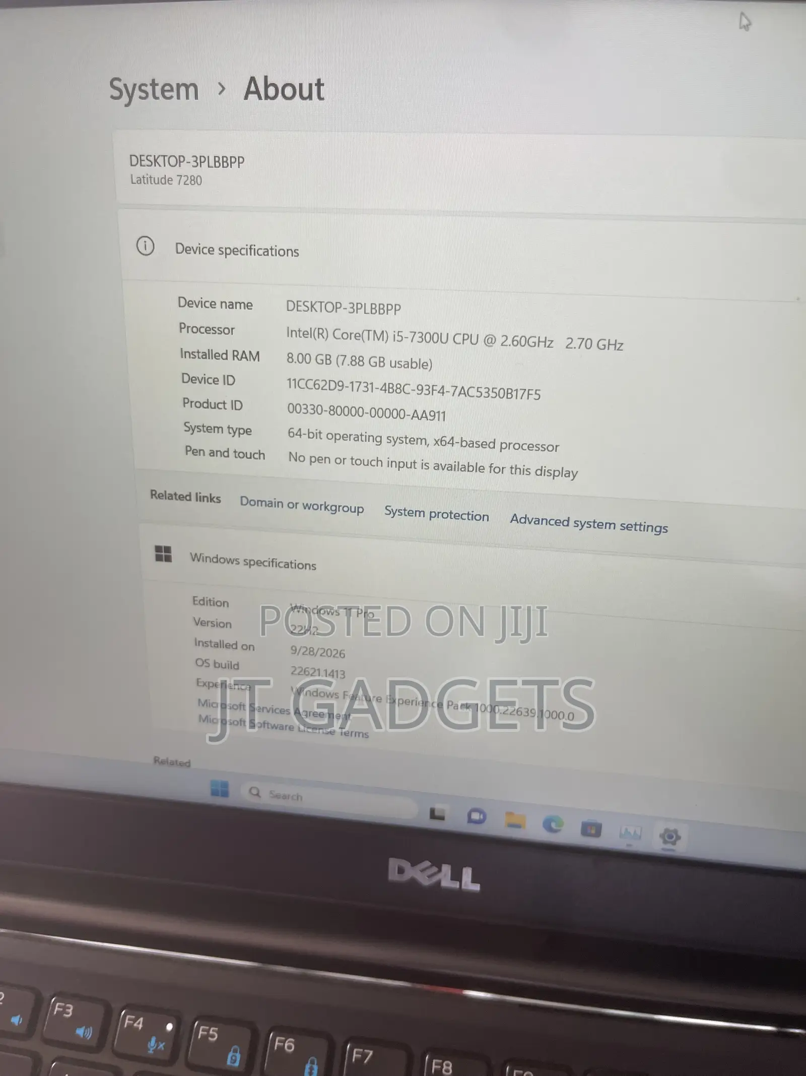 Laptop Dell Latitude 7280 8GB Intel Core i5 SSD 256GB
