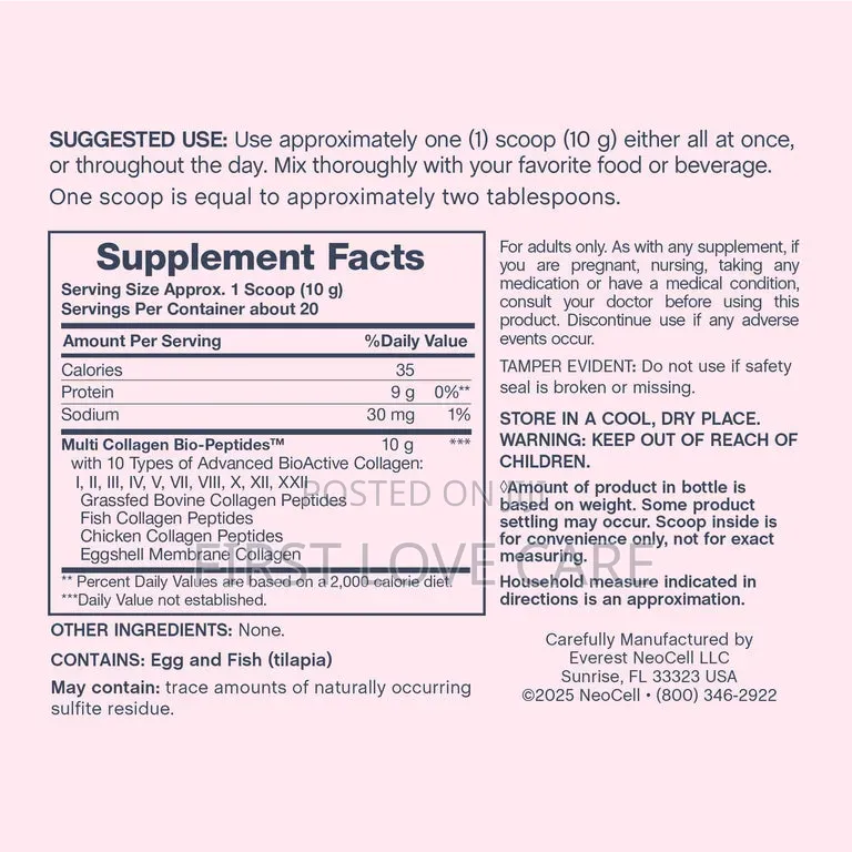Neocell Multi Collagen Bio-Peptides Protein