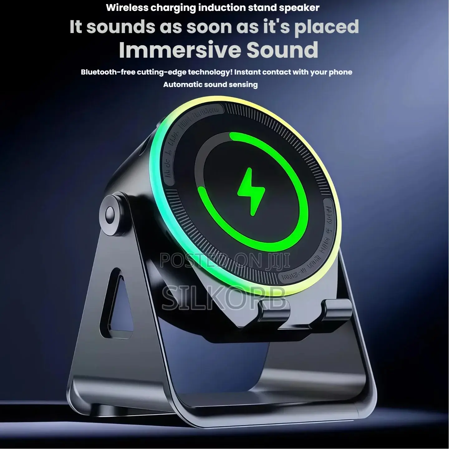Wireless Charging + Induction/Bluetooth Speaker