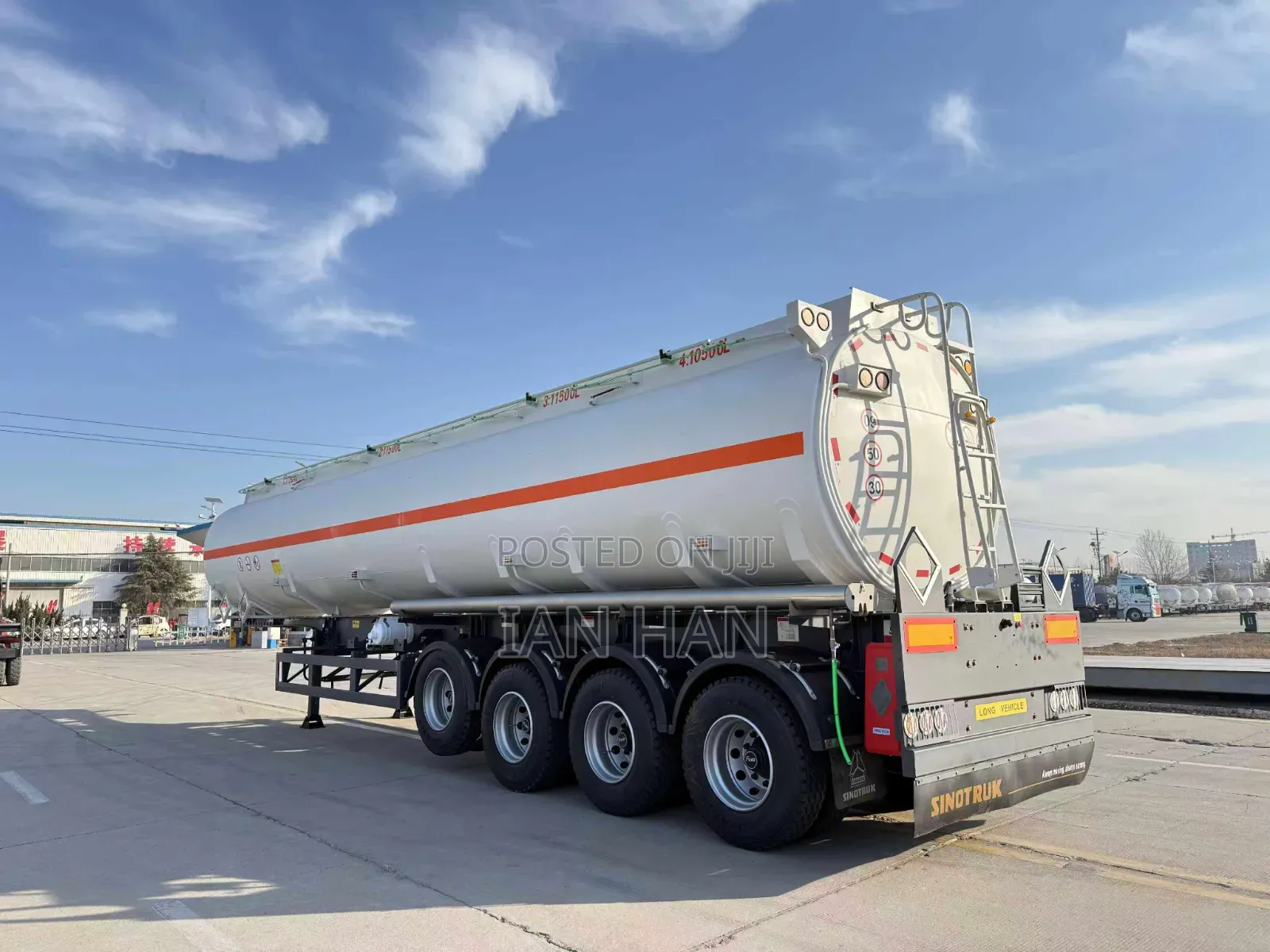 Semi-Trailer Manufacturing Company, Transported From China to Tema.
