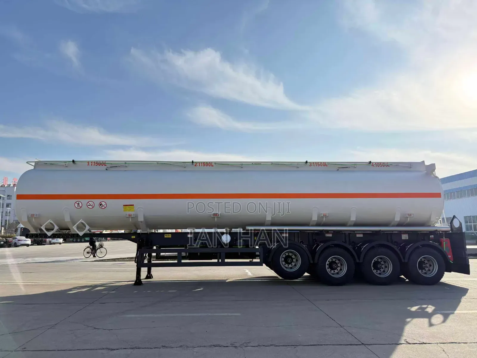 Semi-Trailer Manufacturing Company, Transported From China to Tema.