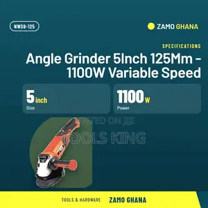 Angle Grinder 5Inch 125Mm - 1100W Variable Speed - NWS9-125