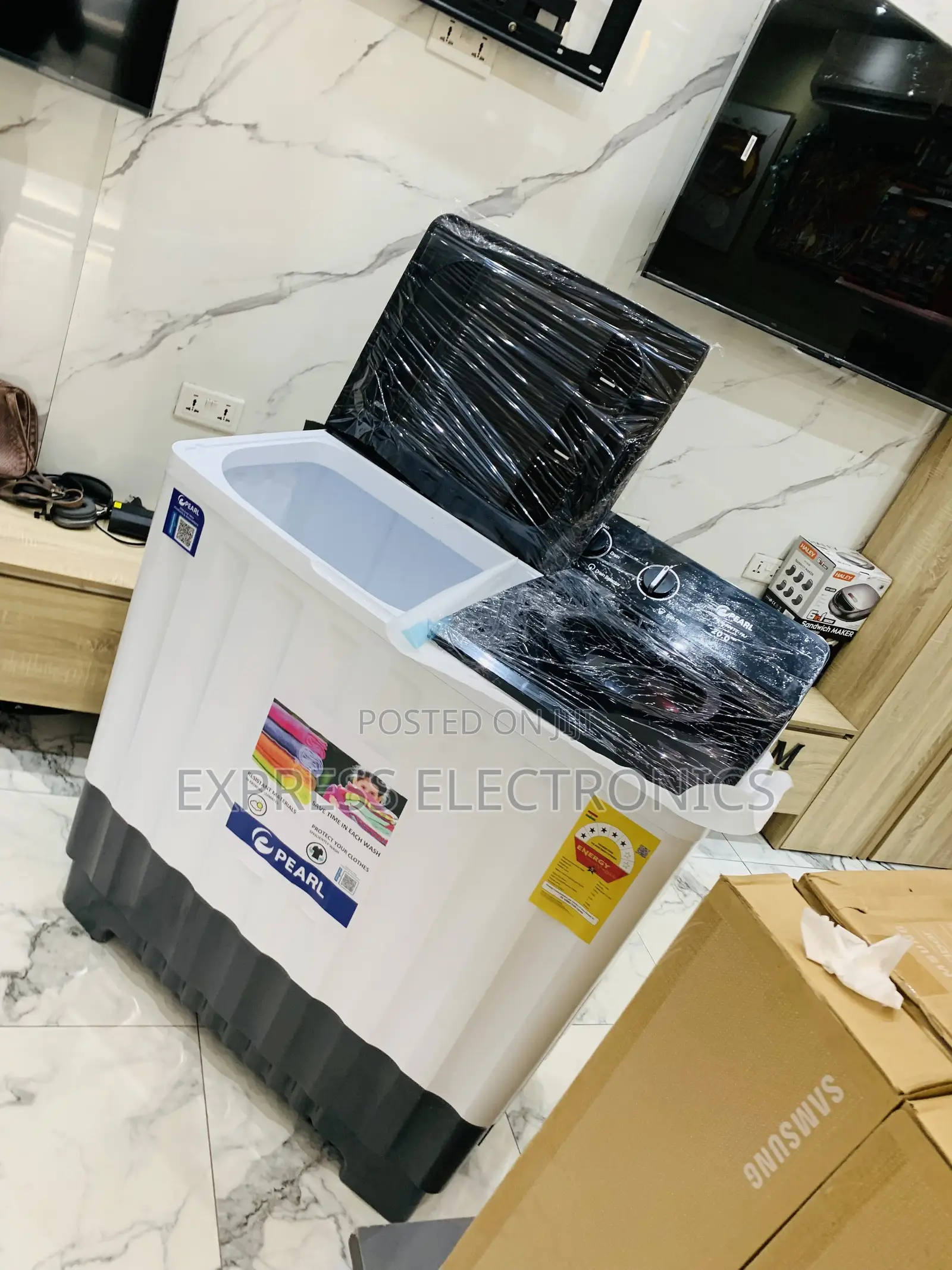 Pearl 20kg Semi-Automatic TwinTub Washing Machine PWM-206TT-10J