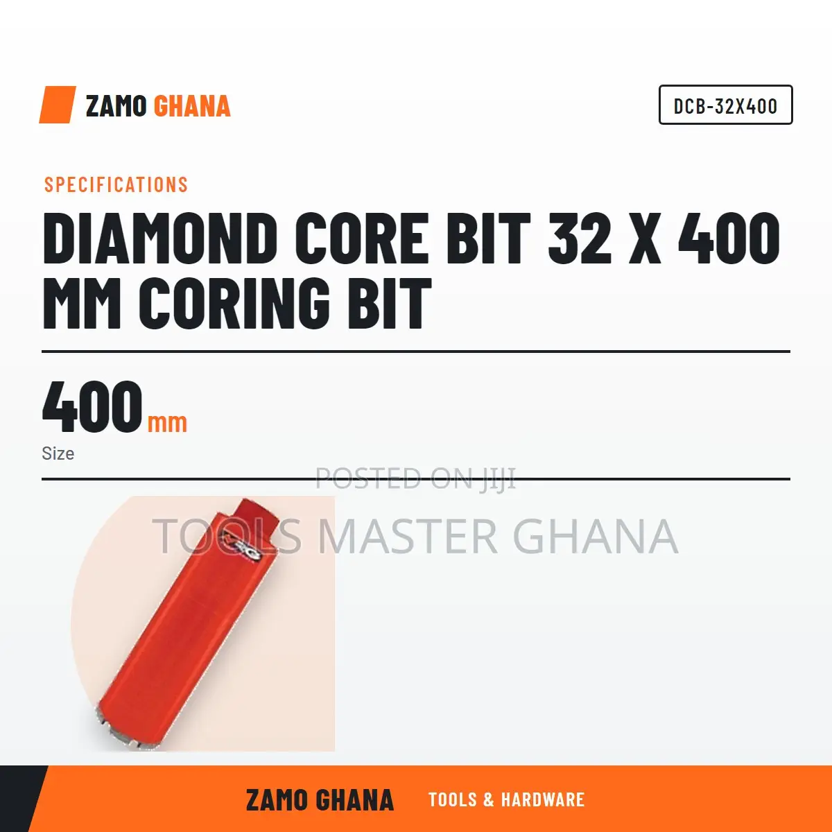 Diamond Core Bit 32 X 400 Mm Coring Bit - DCB-32X400