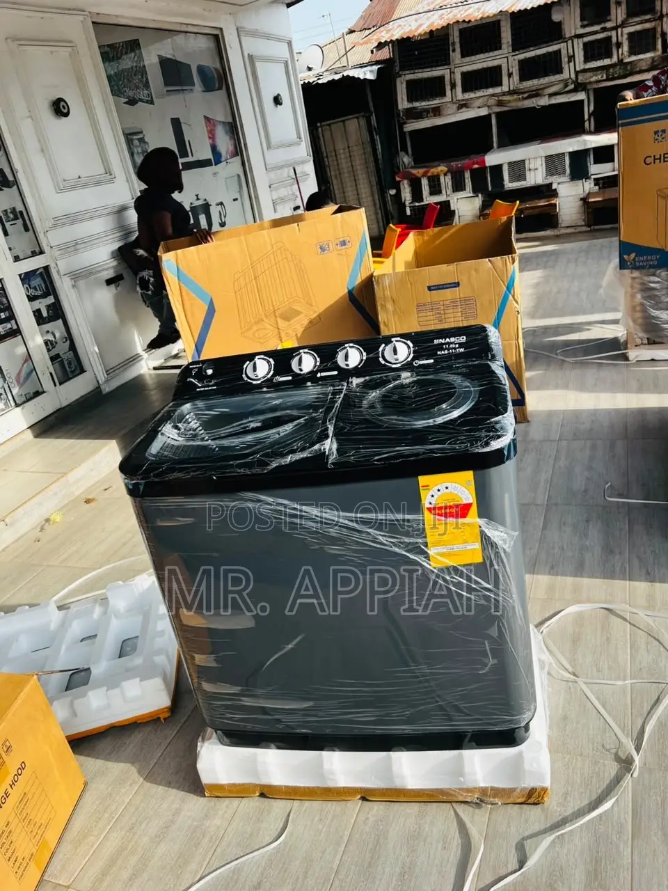 Exceptional Performance Twin Tub Nasco 11kg Washing Machine.