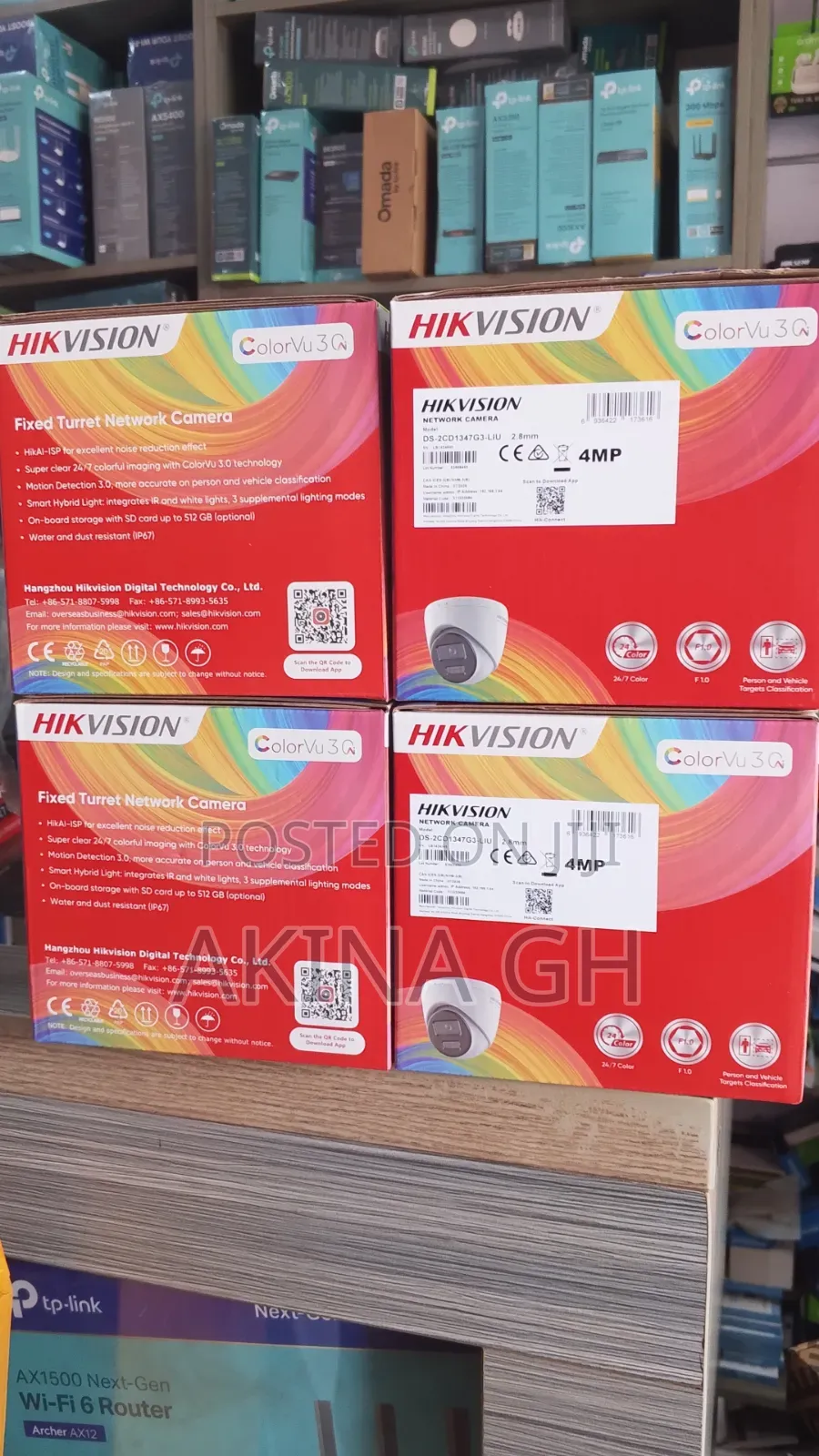 Hikvision Color Vu 4mp Camera/Ds-2cd1347g3-Liu