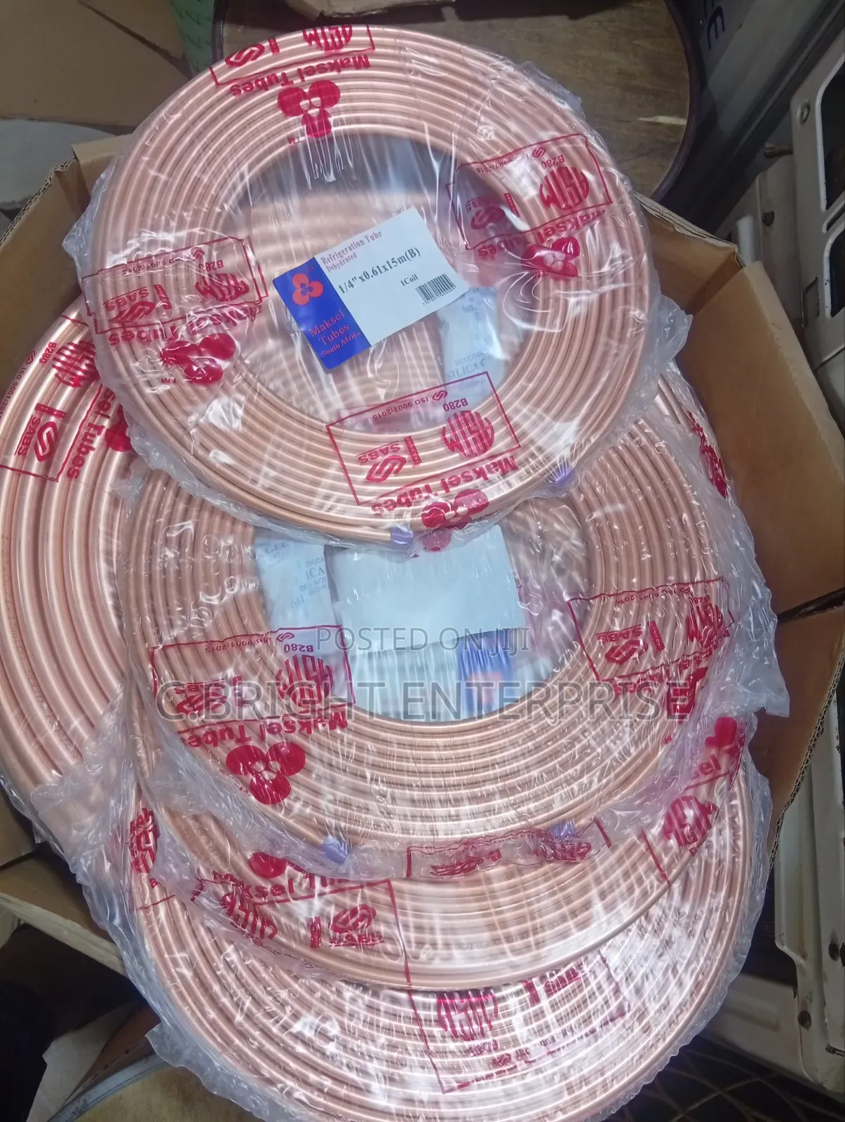 Coling Copper Pipe 1/4,1/2,3/8,5/8