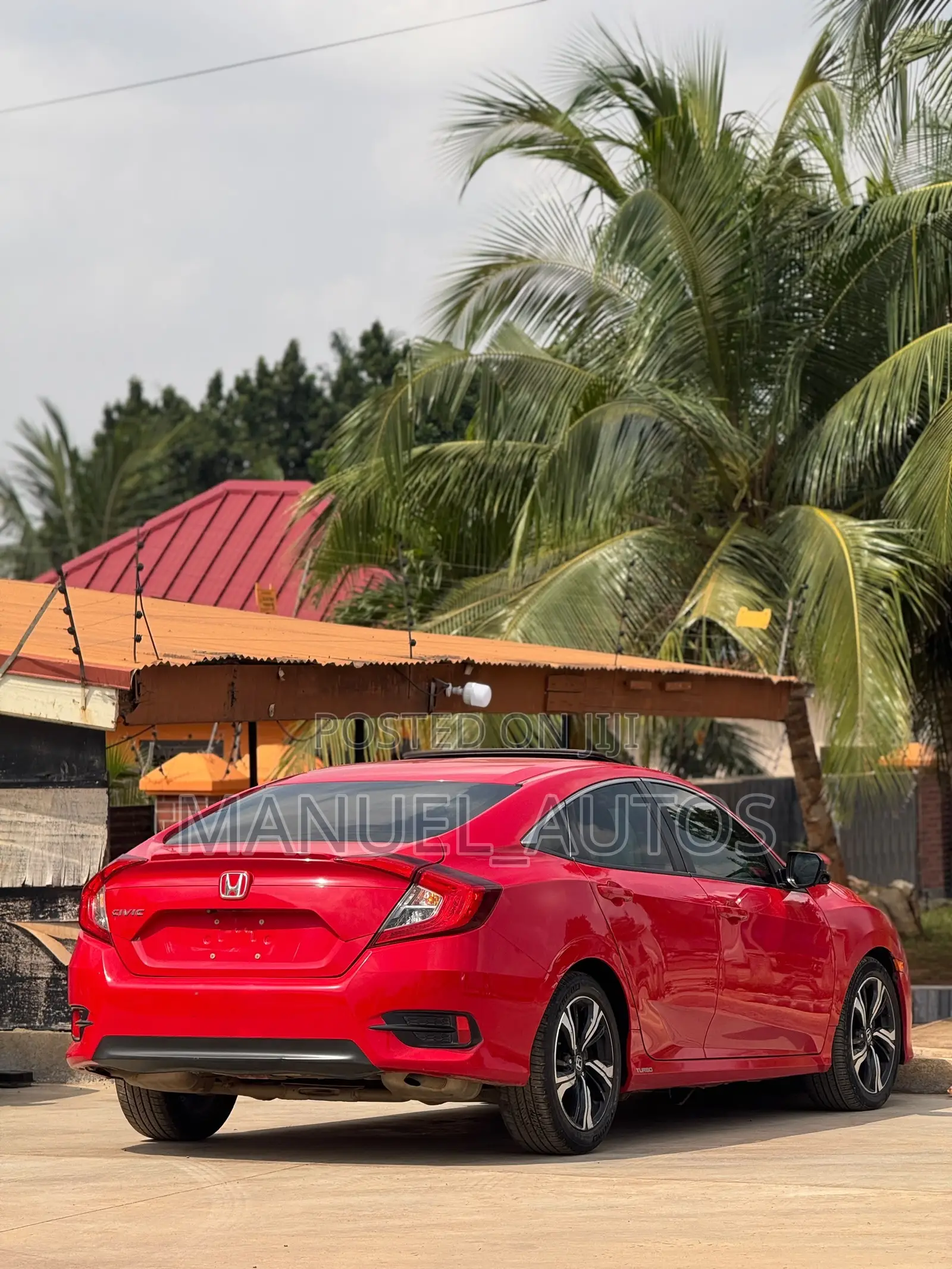 Honda Civic EX Sedan 2018 Red