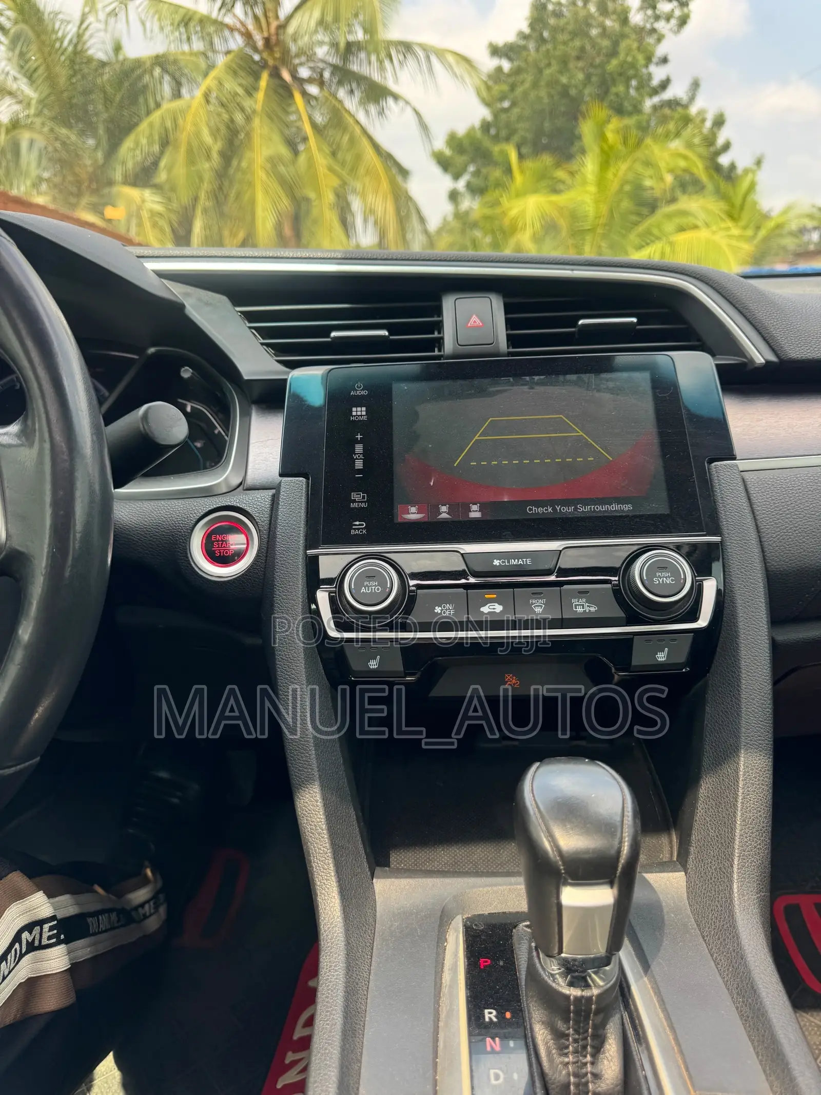 Honda Civic EX Sedan 2018 Red