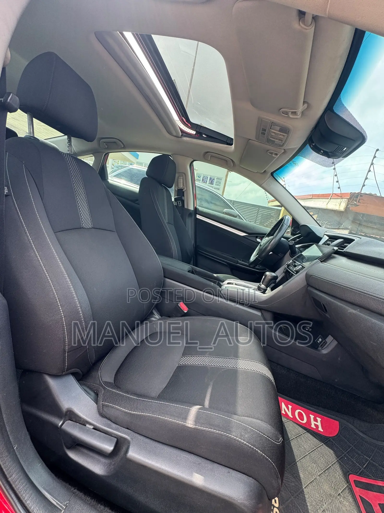 Honda Civic EX Sedan 2018 Red