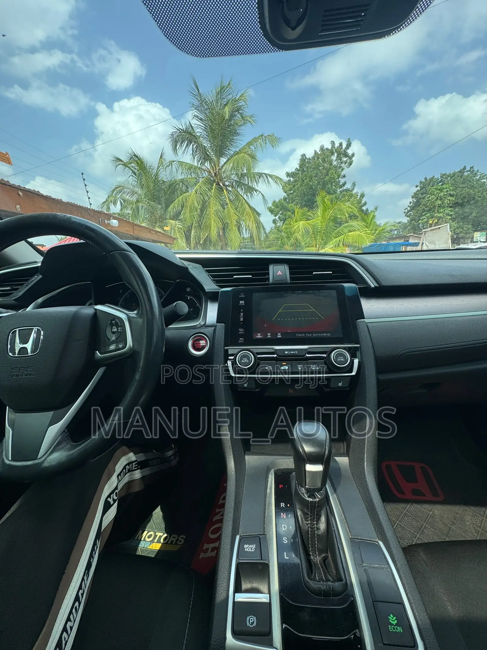 Honda Civic EX Sedan 2018 Red