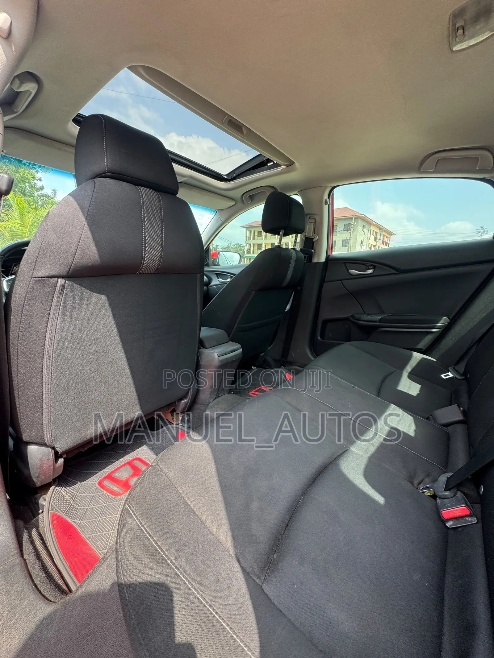 Honda Civic EX Sedan 2018 Red
