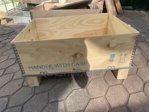 Industrial Wooden Storage Boxes