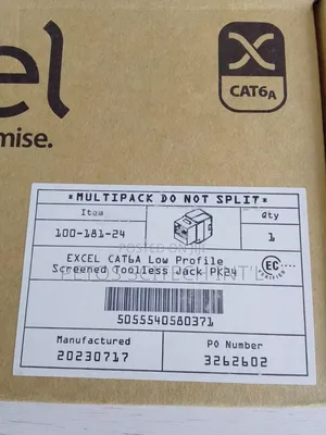 Excel Cat6a FTP Screened Keystone