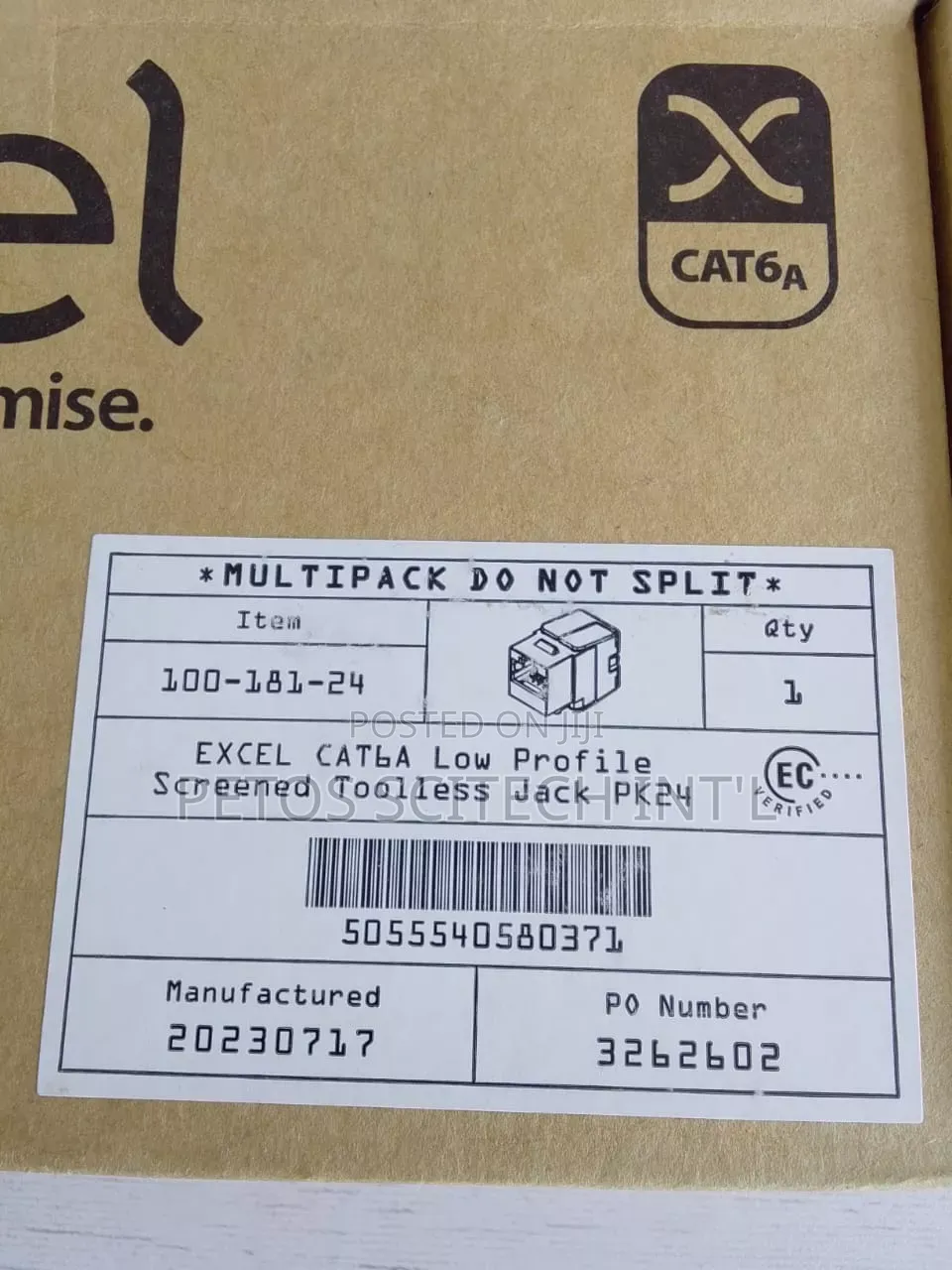 Excel Cat6a FTP Screened Keystone