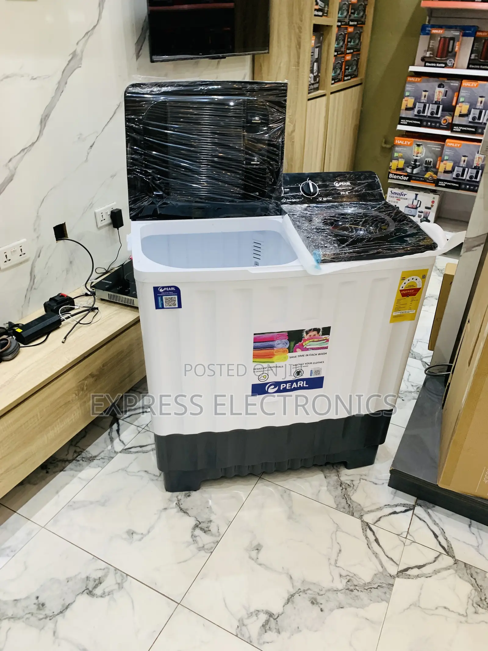 Long Lasting Effects Twintub Semi Automatic 20kg Topload Pearl