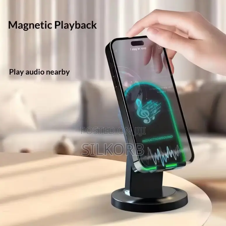 Wireless Charging + Induction/Bluetooth Speaker
