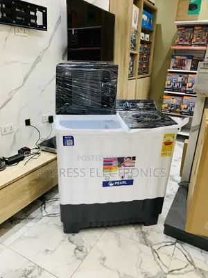Available at Store 20kg Topload Twintub Semi Automatic Pearl