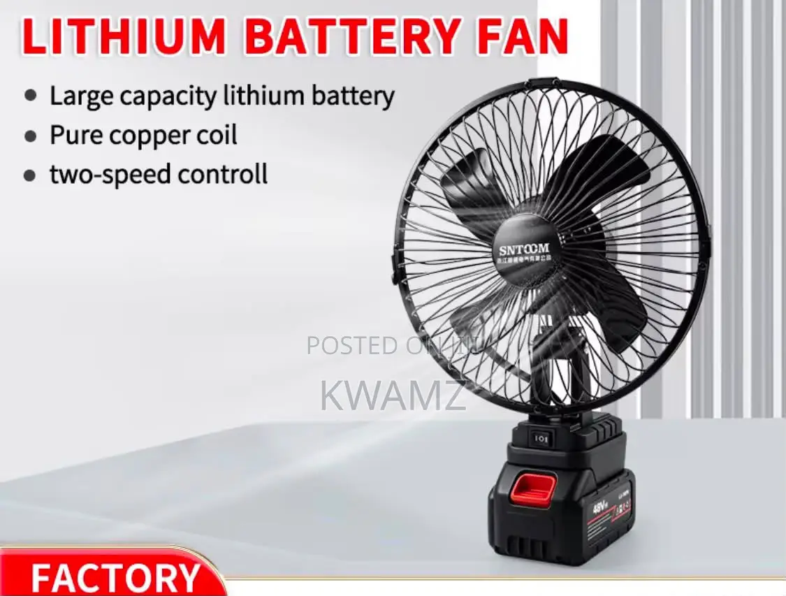 Lithium Battery Fan