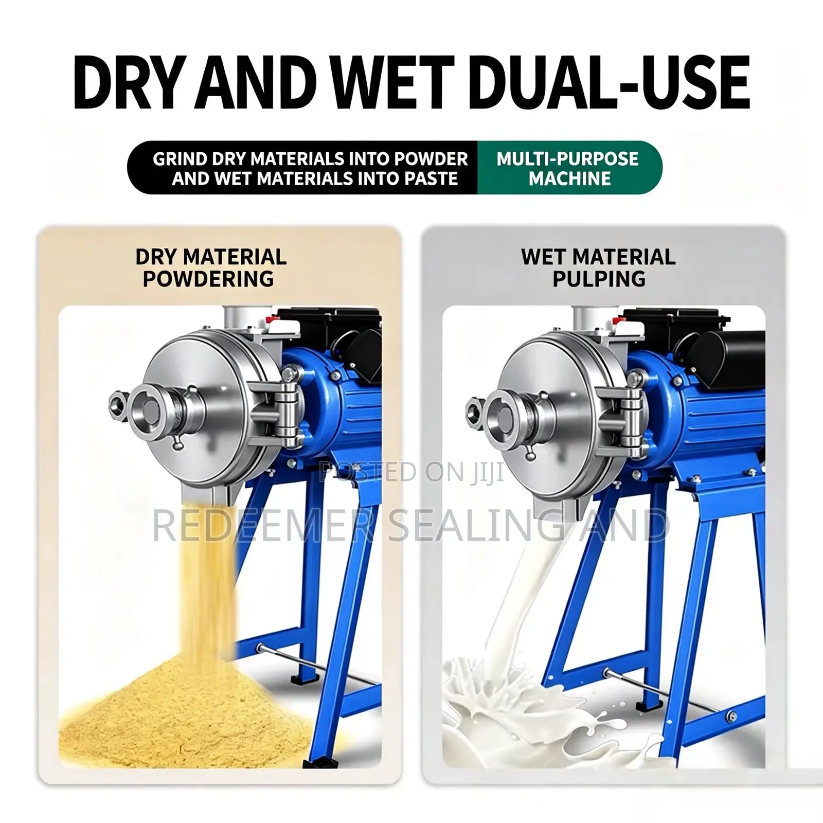 Wet and Dry Milling/Grinding Machine