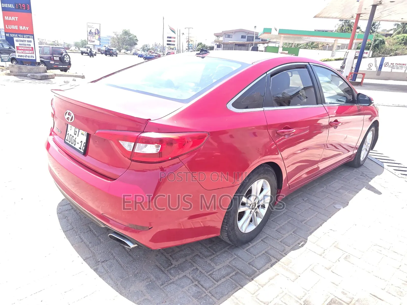 Hyundai Sonata Sport 2.0T Sedan FWD (2.0L 4cyl 6A) 2016 Red