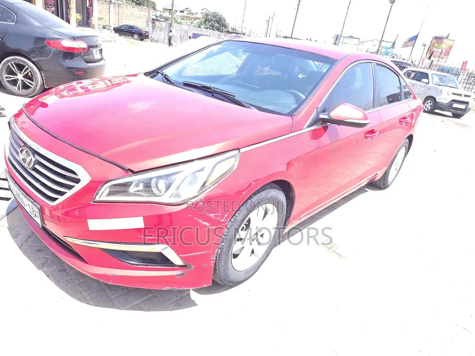 Hyundai Sonata Sport 2.0T Sedan FWD (2.0L 4cyl 6A) 2016 Red