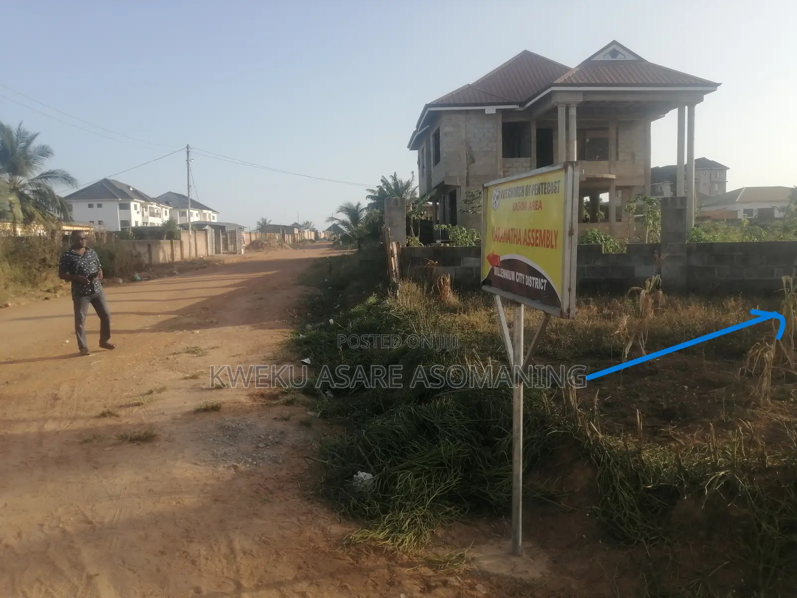 Fully Registered & Walled Plot in a Prime Location, Millennium City